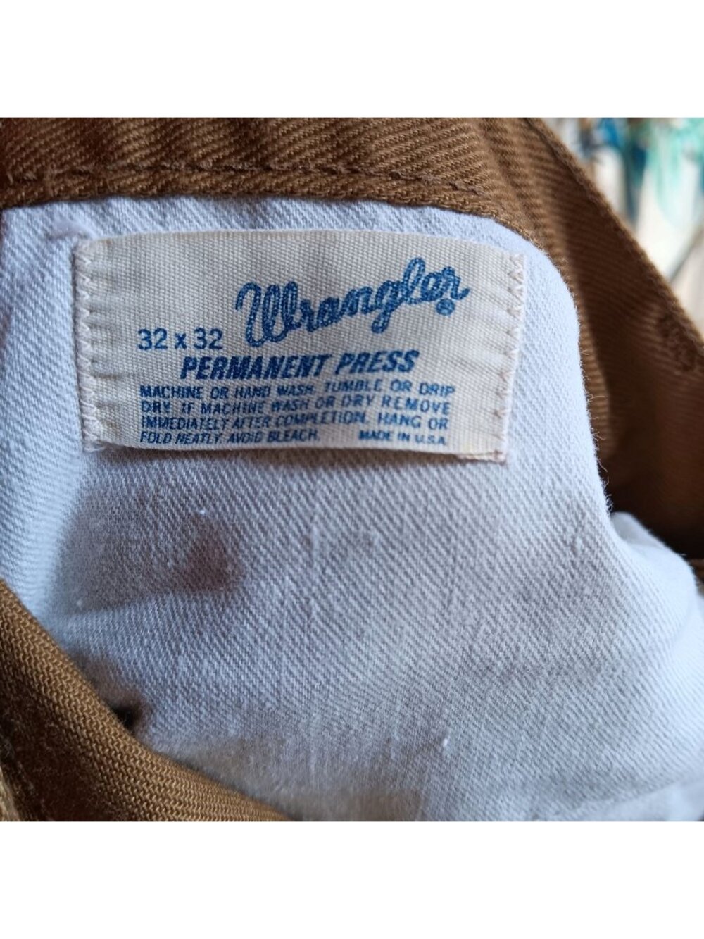 True Vintage Bootcut Jeans 30x31 70's WRANGLER GOLD TRASHED HIPPIE JEANS USA